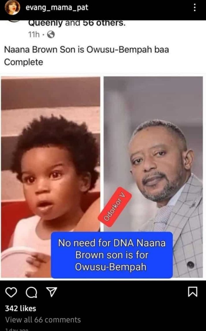 Nana Agradaa leaks photos of Owusu Bempah's son on the internet, He cheated on his wife and had the child out of infidelity